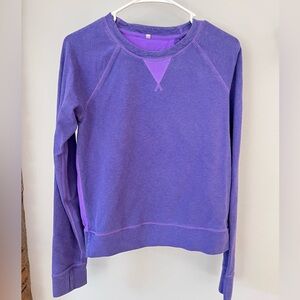 lululemon athletica Purple Crew Neck Sweater